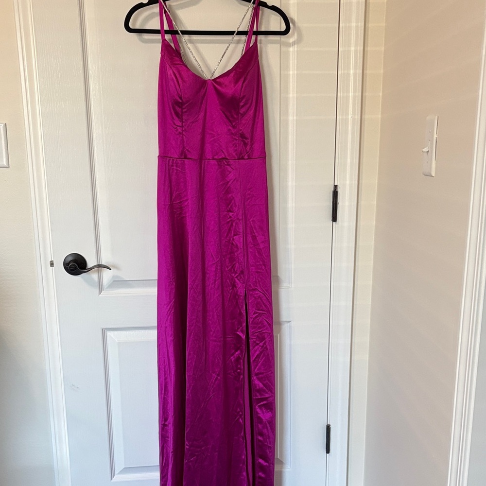 City Studio Fuchsia Prom Dress